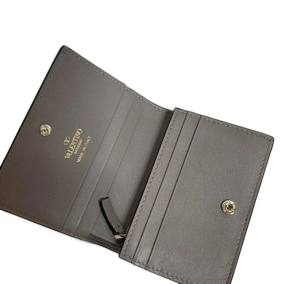 VALENTINOGARAVANI Rockstud Gray Gold Leather Hardware - 207-082925 - Picture 3 of 5